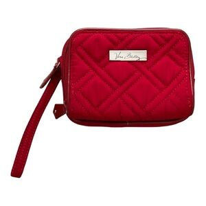Vera Bradley Red Quilted Crossbody/Wristlet NWOT